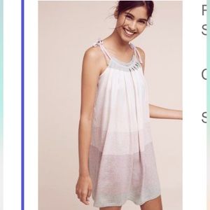 Anthropologie striped shift dress